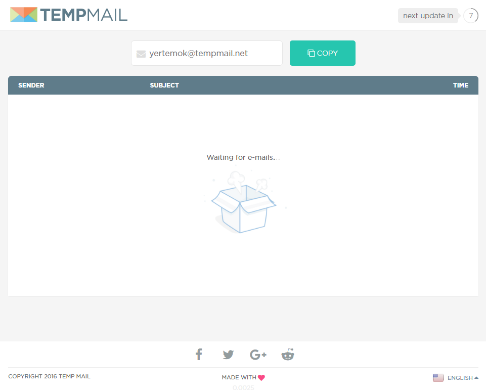 Временный сервис. Емейл на 10 минут. Скопировать емайл. Генератор временных почт. Почта 10 мин.